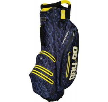 TimeForGolf - Bennington Cart Bag Dry 14+1 GO Waterproof Blue Camo / Yellow