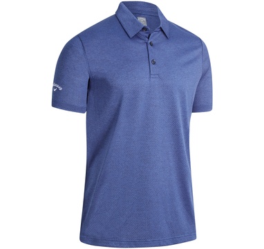 TimeForGolf - Callaway pánské polo Heathered Jacquard modré M