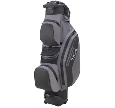 TimeForGolf - TiCad Cart bag QO14 Premium Waterproof Canon Grey / Black