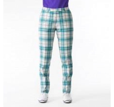 TimeForGolf - Ian Poulter W kalhoty Tartan zeleno fialovo bílé