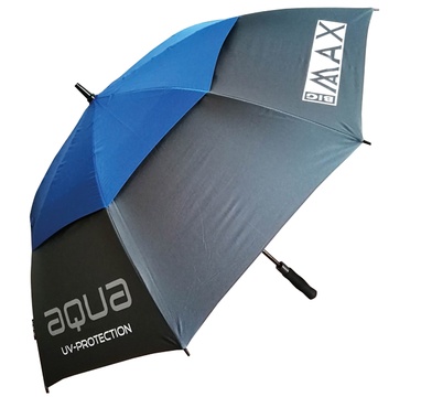 TimeForGolf - Big MAX deštník Aqua UV tmavě šedo modrý