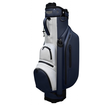 TimeForGolf - Bennington Cart Bag LIMITED QO9 - Water Resistant, Navy / White