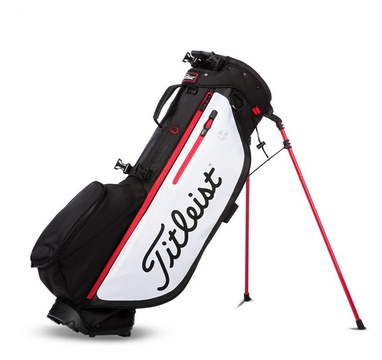 TimeForGolf - Titleist bag stand Players 4+ černo bílo červený