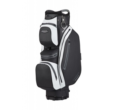 TimeForGolf - Bennington Cart Bag CARRIER - Waterproof, Black / White