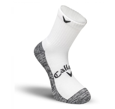 TimeForGolf - Callaway ponožky Tour OptiDri Mid bílo šedé L/XL