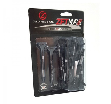 TimeForGolf - Zero Friction golfové tee MAXX, 4 hroty, 2-3/4", balení 24ks, Black/ Silver