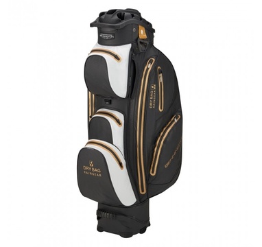 TimeForGolf - Bennington Cart Bag Sport QO 14 Waterproof Black / White / Gold