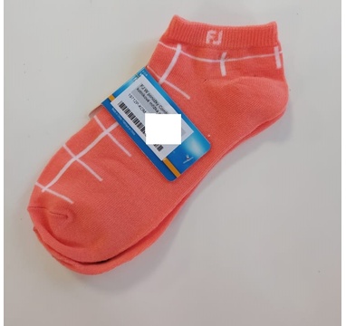 TimeForGolf - FootJoy W ponožky ComfortSof kotníkové mřížka oranžové