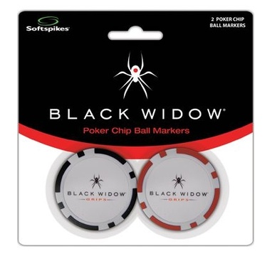 TimeForGolf - Black Widow Poker chip markovátka (2ks)