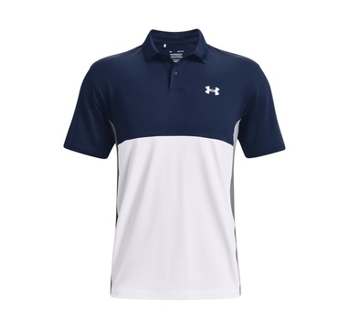 TimeForGolf - Under Armour polo tričko Performance Blocket bílo modré