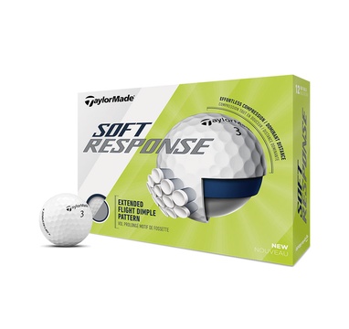 TimeForGolf - TaylorMade balls Soft Response 3-plášťový 3ks žlutá