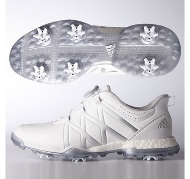 TimeForGolf - Adidas W boty Adipower Boost BOA bílo stříbrné Eu36a2/3