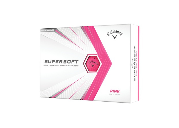 TimeForGolf - Callaway balls Supersoft 21 Pink (růžový) 2-plášťový 12ks