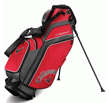 TimeForGolf - Callaway bag stand X Series červeno šedý