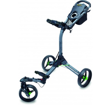 TimeForGolf - Ruční tříkolový golfový vozík Bag Boy TRI SWIVEL 2.0 Grey/Lime