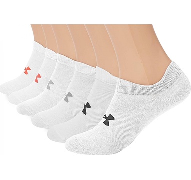 TimeForGolf - Under Armour W ponožky Essential 6párů bílé