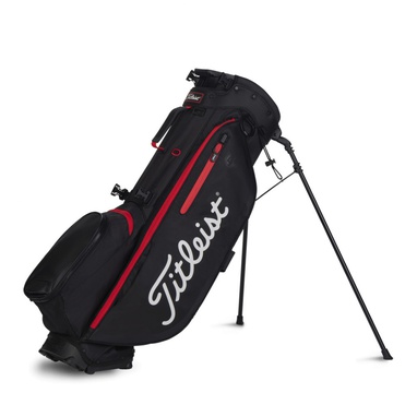 TimeForGolf - Titleist bag stand Players 4+ černo červený