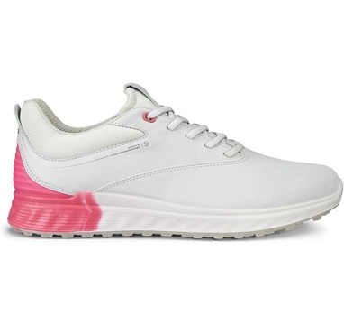 TimeForGolf - Ecco dámské golfové boty S-Three bílá růžová Eu38