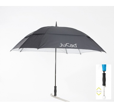 TimeForGolf - JuCad deštník Telescopic Windproof černý