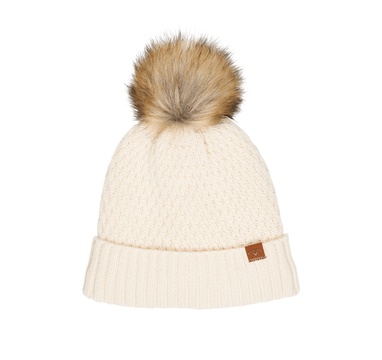 TimeForGolf - Callaway W kulich Pom Pom Beanie bílá