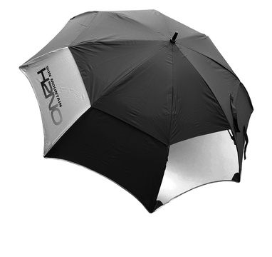 TimeForGolf - Sun Mountain deštník UV - PROOF VISION, - částečně průhledný deštník BLACK