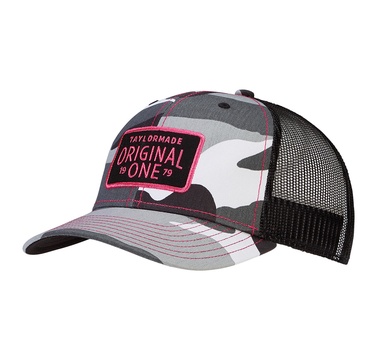 TimeForGolf - TaylorMade W kšiltovka Trucker camo černo růžová