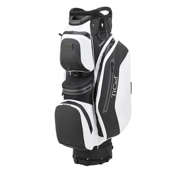 TimeForGolf - TiCad Cart bag FO Premium Waterproof Black / White