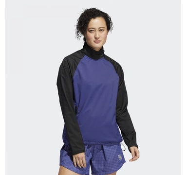 TimeForGolf - Adidas W bunda Primeblue 1/4 Zip - tmavě modrá