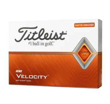TimeForGolf - Titleist ball Velocity Orange (oranžové) 2020 3ks