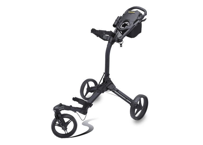 TimeForGolf - Ruční tříkolový golfový vozík Bag Boy TRI SWIVEL 2.0 Black/Black