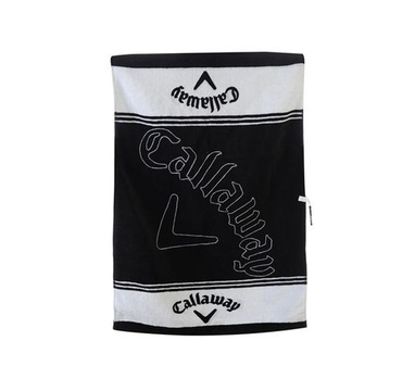 TimeForGolf - Callaway Players golfový ručník barevné provedení - černo/bílý
