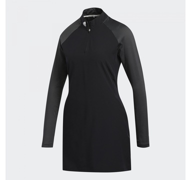 TimeForGolf - Adidas W šaty UPF50 Long Sleeve - černé XS