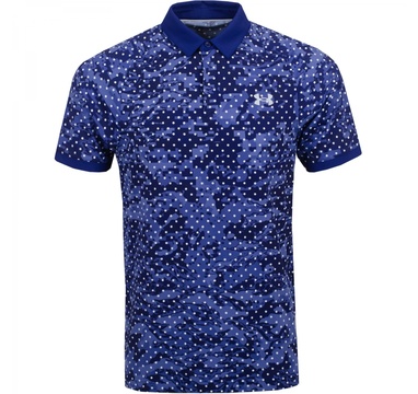 TimeForGolf - Under Armour polo Iso-Chill Penta Dot - tmavě modré