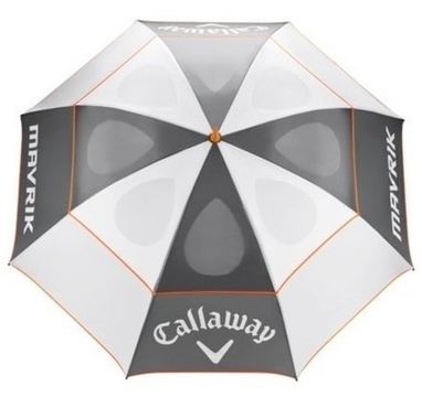 TimeForGolf - Callaway deštník Mavrik Double 68" šedo bílo oranžový