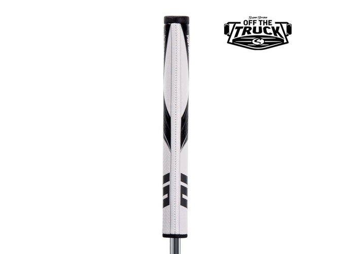 TimeForGolf - SuperStroke grip putter OFF THE TRUCK - ZENERGY PISTOL LOCK 2.0 černá Bílá