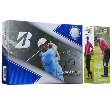 TimeForGolf - Bridgestone balls Tour B XS Limited Edition - Tiger Woods 4-plášťové 3ks