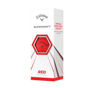 TimeForGolf - Callaway balls Supersoft 21 Red (červený) 2-plášťový 3ks