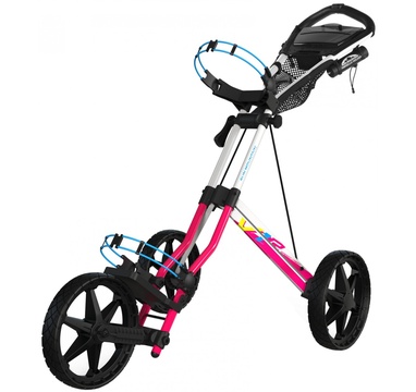 TimeForGolf - Sun Mountain tříkolový vozík SPEED CART V1R White/Pink