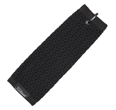 TimeForGolf - Titleist ručník Trifold Cart Towel Black černý