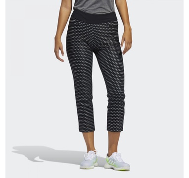 TimeForGolf - Adidas W kalhoty Printed Pull On Ankle černé M