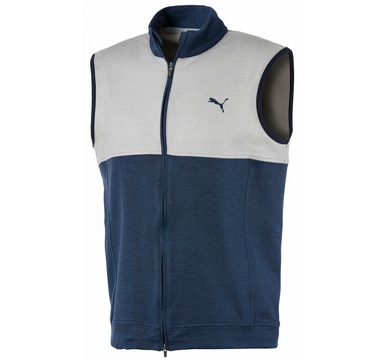 TimeForGolf - Puma vesta Warm Up tmavě modro bílá