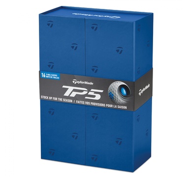 TimeForGolf - TaylorMade balls TP5 21 5-plášťový, dárkový box 3 dozeny + 1 zdarma (48ks)