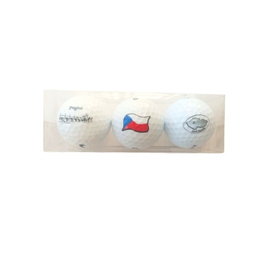 TimeForGolf - Dárková sada ČR, 3 míčky