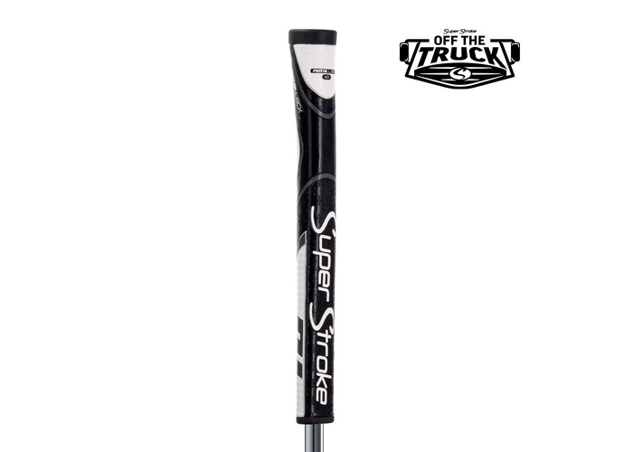 TimeForGolf - SuperStroke grip putter OFF THE TRUCK - ZENERGY PISTOL LOCK 1.0 černá Bílá
