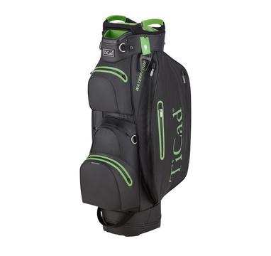 TimeForGolf - TiCad Cart Bag DRY FO Sport series Waterproof Black / Lime