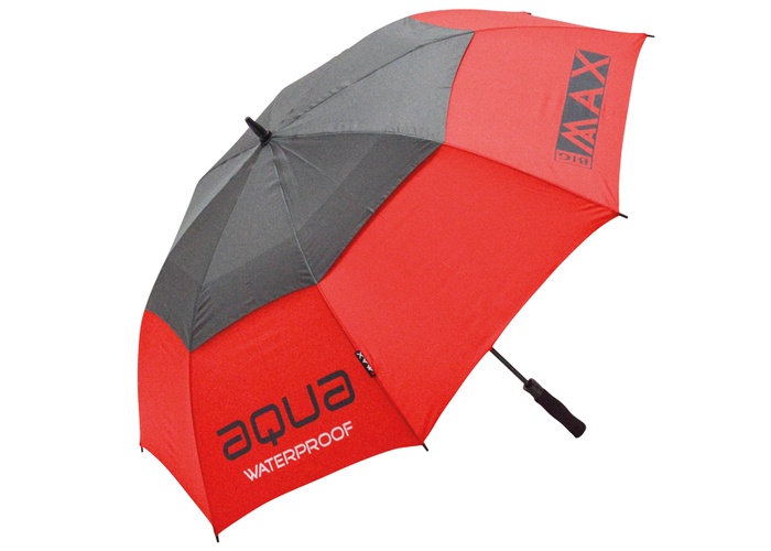 TimeForGolf - Big MAX deštník Aqua červeno šedá