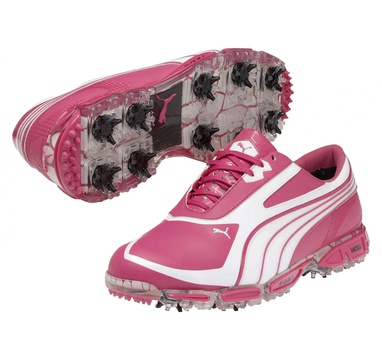 TimeForGolf - Puma boty AMP Cell Fusion SL růžovo bílé EU41