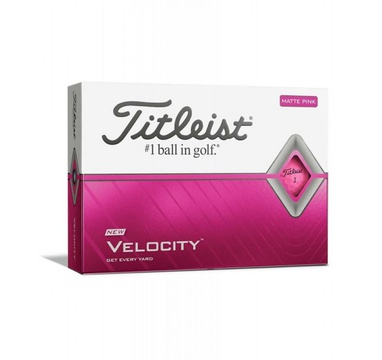 TimeForGolf - Titleist W ball Velocity Pink (růžové) 2020 3ks