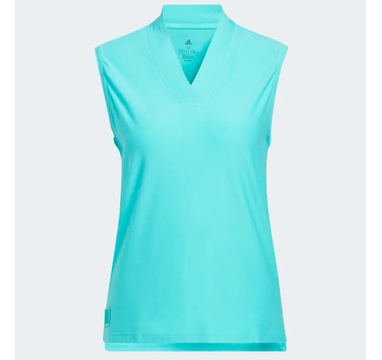 TimeForGolf - Adidas W polo GO-TO SLEEVELESS modré