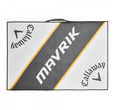 TimeForGolf - Callaway ručník Mavrik 30x20 šedo bílo oranžový